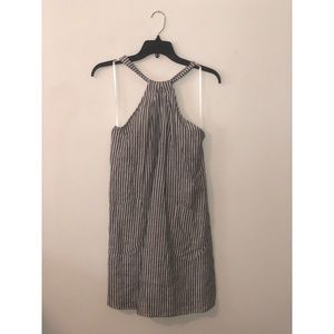 BCBGeneration Halter Linen Dress